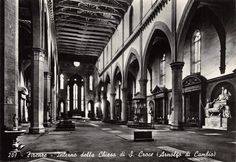 Intérieur de la Chiesa di S. Croce — éditeur MAGIT, n° 207 - Recto