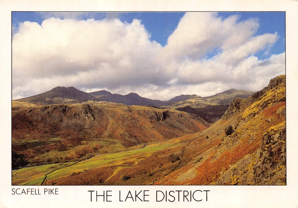 Scafell Pike — sommet du Lake District — Insight Postcards Limited - Recto