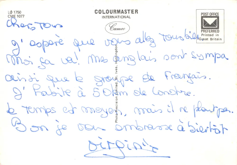 Die Tower of London — nächtliche Ansicht — Verlag COLOURMASTER INTERNATIONAL - Rückseite