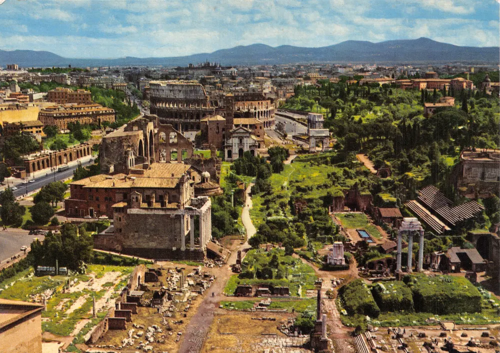 Rom — Römisches Forum — Verlag FOTORAPIDACOLO TERNI n° 368 - Vorderseite