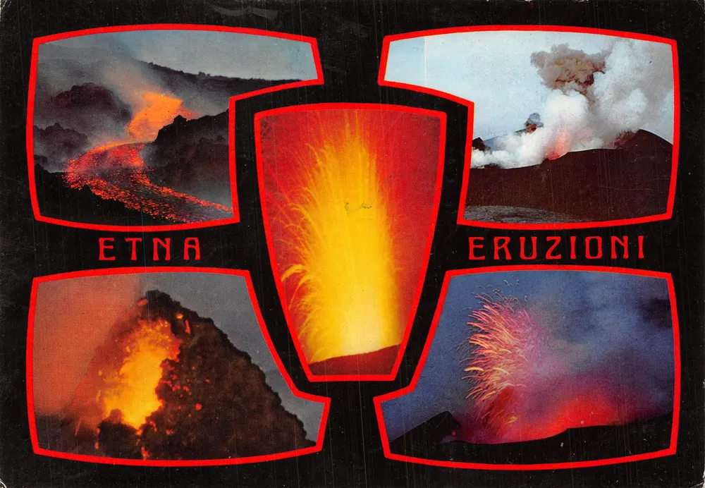 Ausbruch des Ätna — vulkanische Szenen — Verlag DA FOTOCOLOR - Vorderseite
