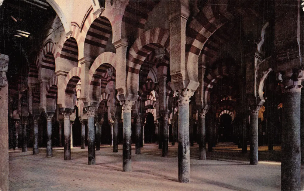 Moschee von Córdoba — Innenansicht mit Säulenlabyrinth — Edition Arribas, Nr. 2103 - Vorderseite