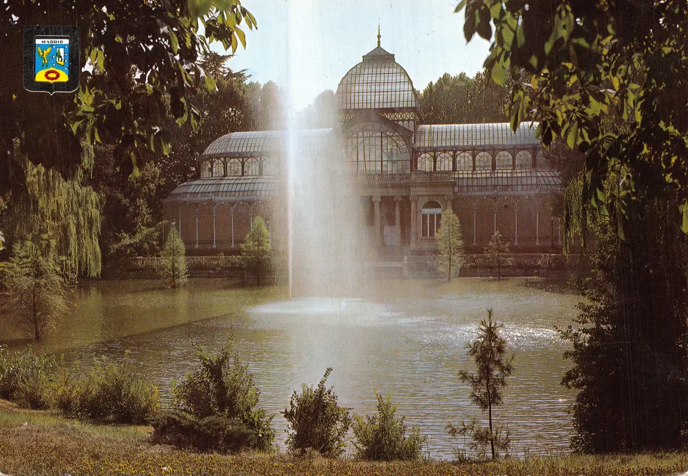 Palast des Glases, Retiro — Madrid — Verleger Dominguez Escudo de Oro, n° 24 - Vorderseite