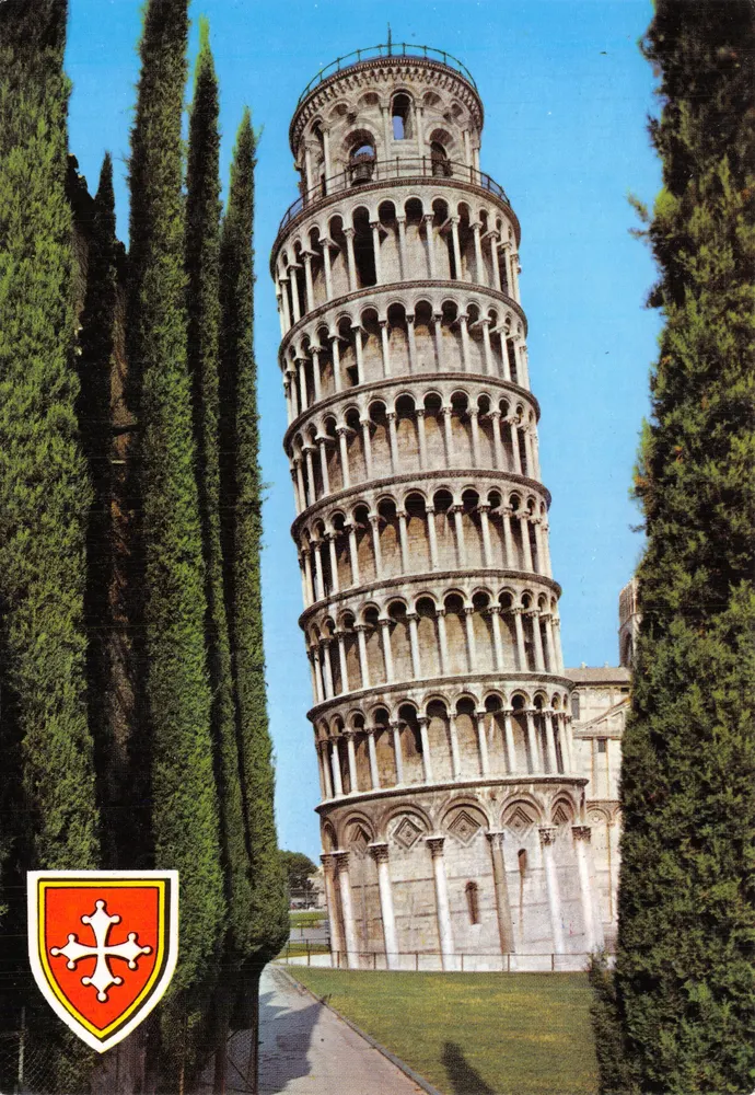 Pisa — Schräge Kirchtürme — Verlag FARESE ANGELO, Serie-Nummer 79 - Vorderseite