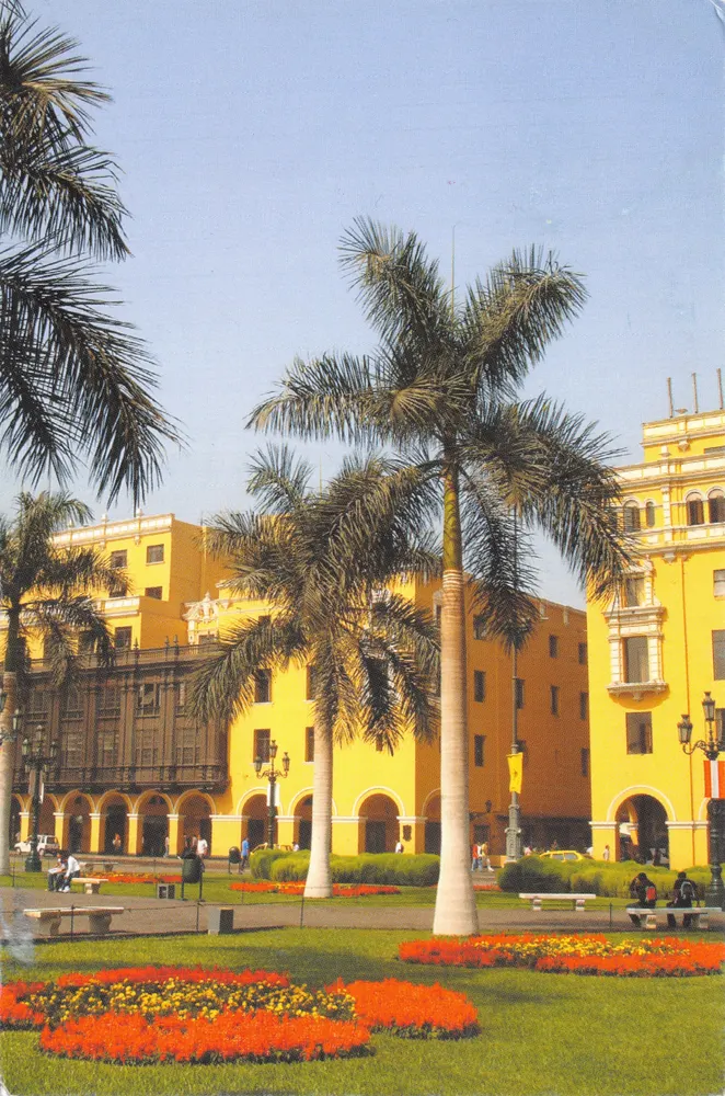 Place d'Armes à Lima — Palacio Municipal — éditeur SOLMARTOURperu - Recto