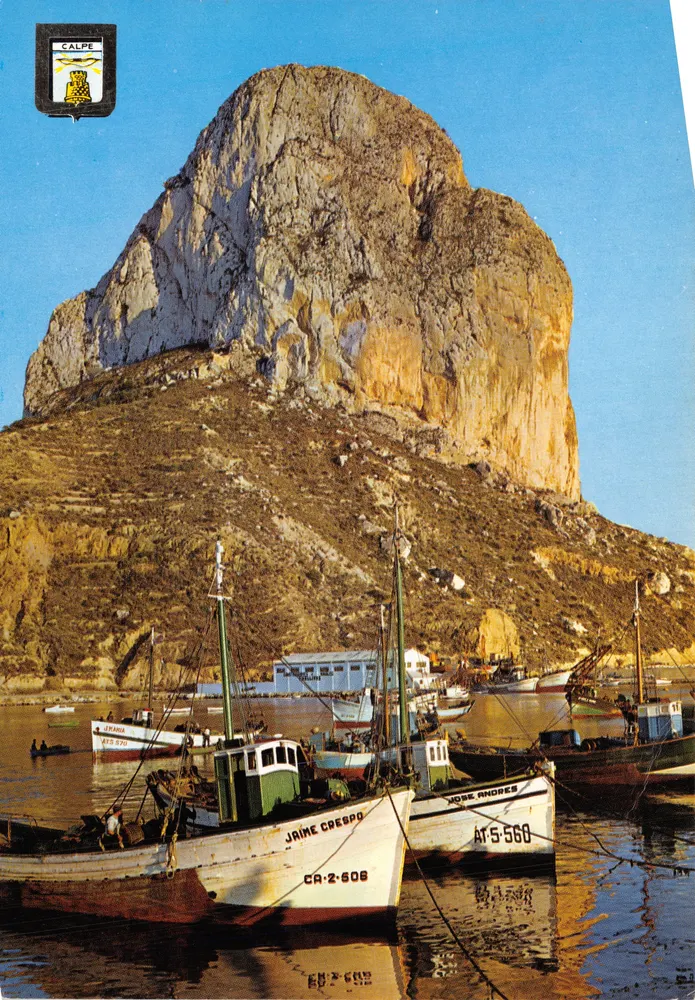 Calpe — Der Felsen von Calpe — Verlag A. SUBIRATS CASANOVAS - Vorderseite