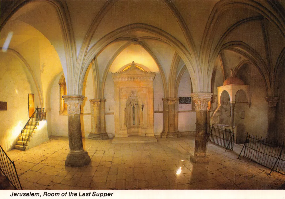 Jerusalém, Sala do Último Almoço — editor PALPHOT, n.º 4733 - Frente