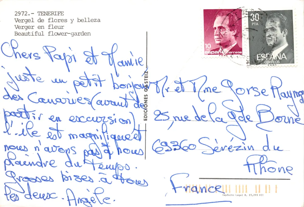 Tenerife — paysages et fleurs — Éditions Gasteiz - Verso