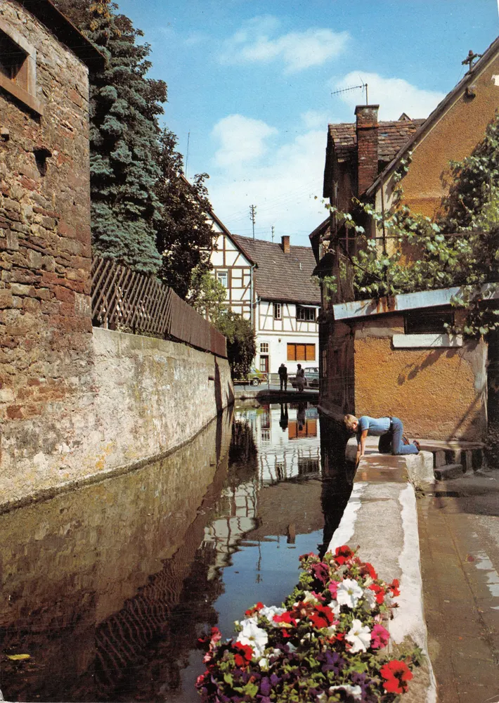 Tauberbischofsheim — Kanal der Mühlen — Verleger Schöning & Co - Vorderseite