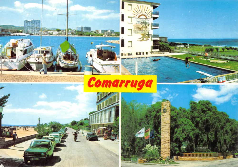 Comarruga — Ansicht der Stadt und ihrer Einrichtungen — Verlag RAYMOND Tarragone - Vorderseite