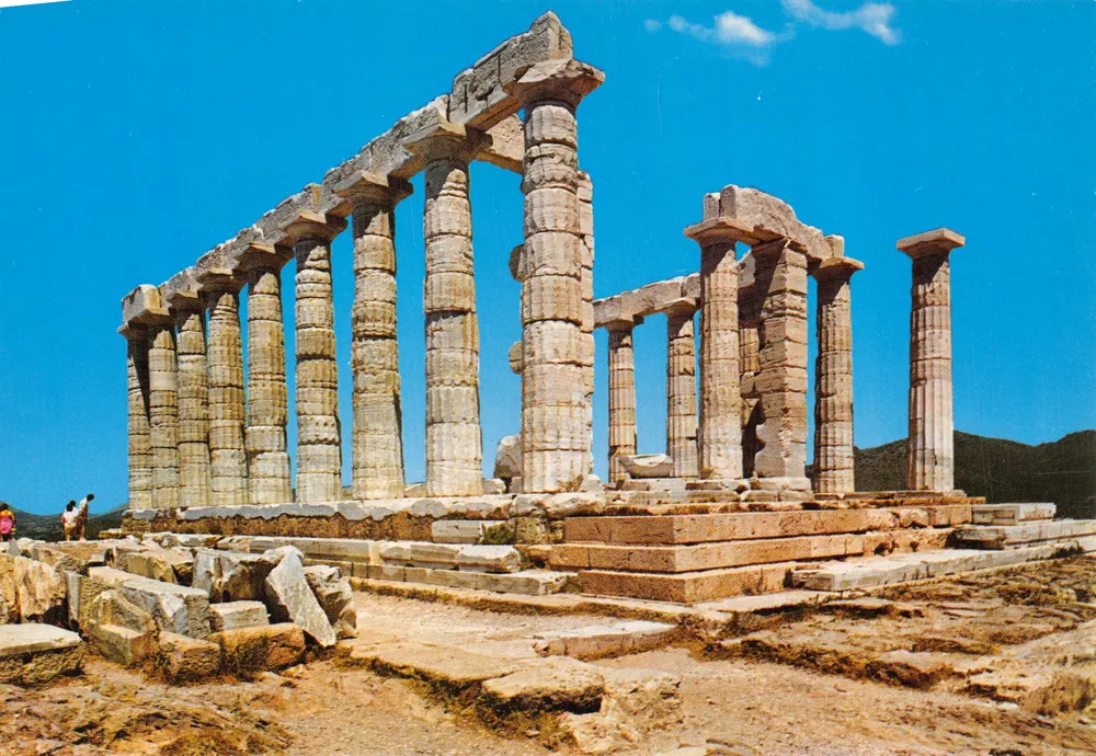 Sounion — Temple de Poséidon (Neptune) — Éditeur non visible - Recto