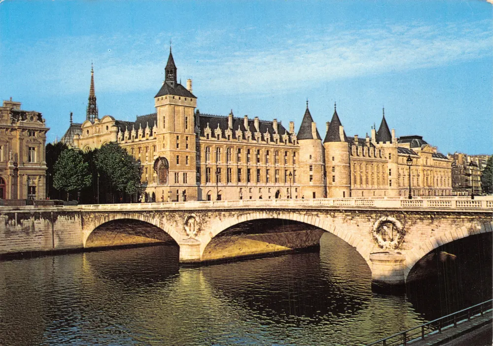 Neuer Brücke — Ansicht des Palastes der Gerechtigkeit — Éditions E. Oger, Paris - Vorderseite