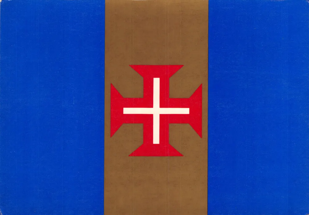 Flagge der Autonomen Region Madeira — Verlag Francisco Ribeiro, Nr. MAD 501 - Vorderseite