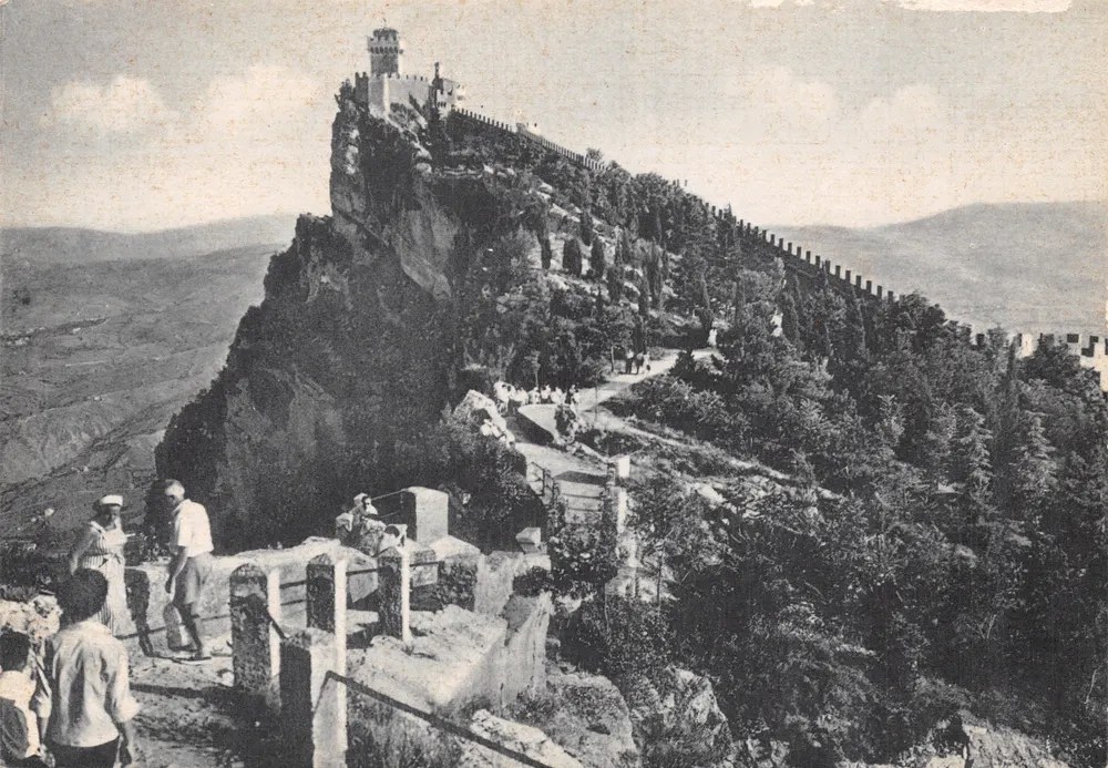 Schloss San Marino — Zweiter Turm — Ed. Morri & Fattori - Vorderseite