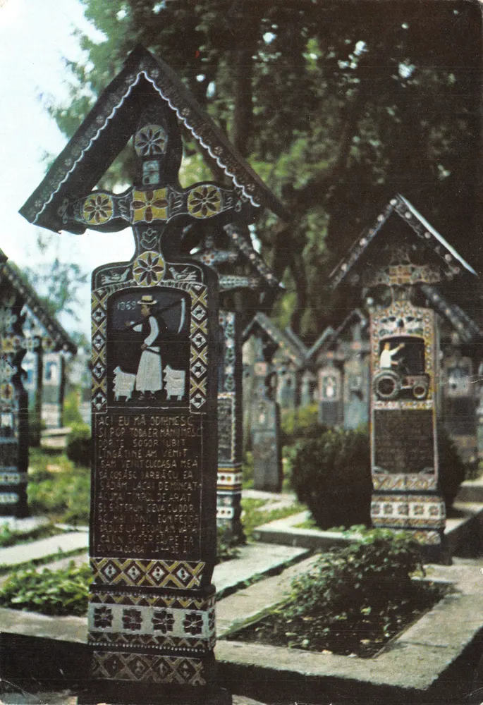Săpînta — Friedhof der Fröhlichen Toten — Verlag I.P. ARTA GRAFICĂ - Vorderseite