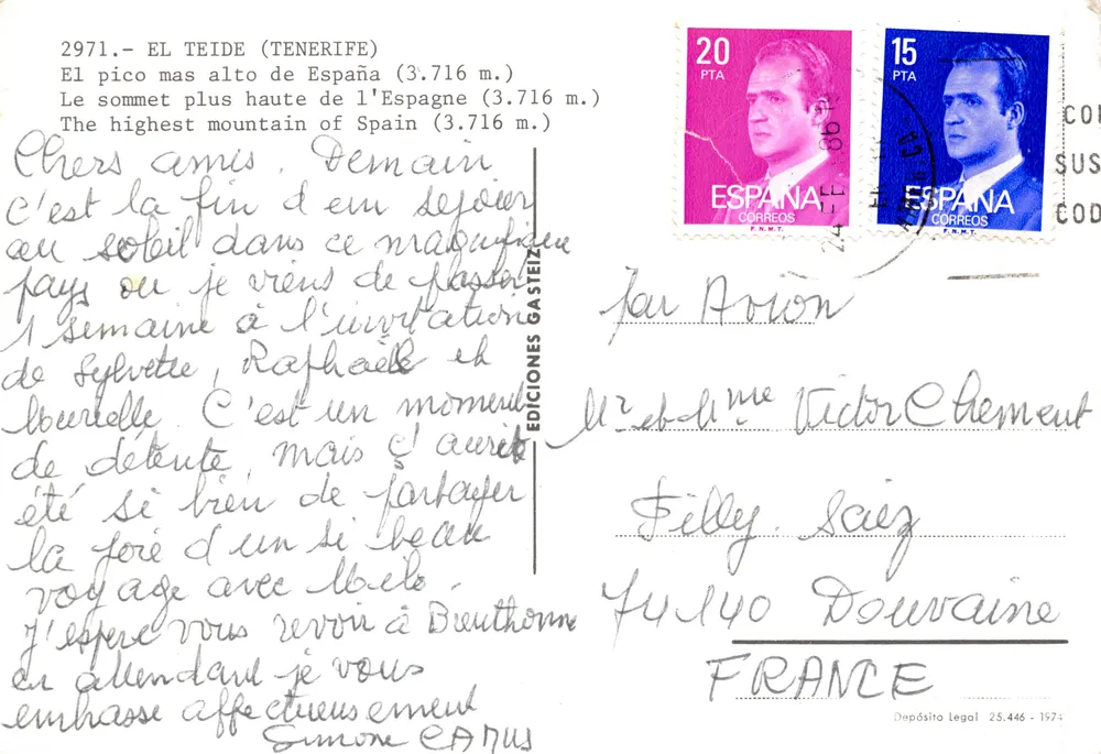 Mount Teide — Berg und Landschaften — Editions Gastéine - Rückseite
