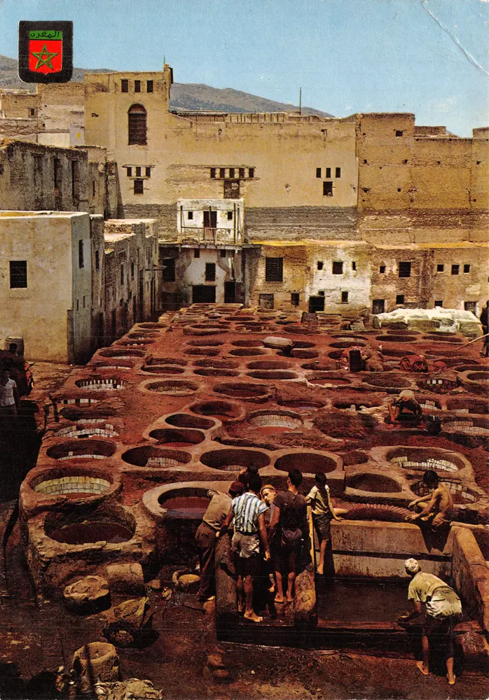 Fès — Oficina de tingidores — Komaroc SA - Frente