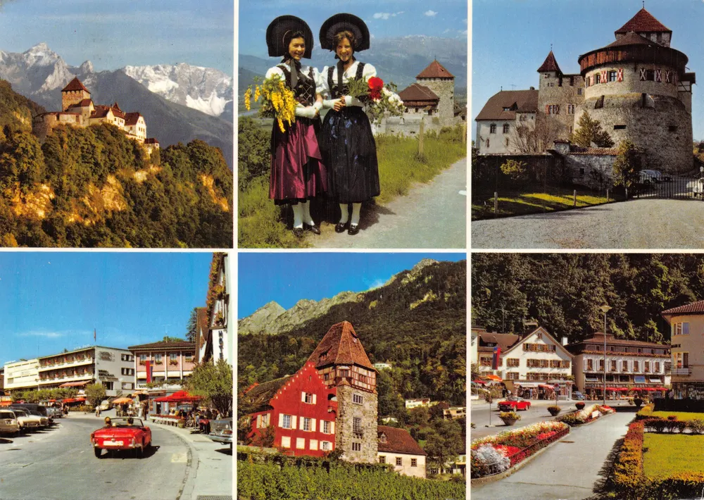 Vaduz — Liechtenstein — Photo P. Ospelt - Ön yüz