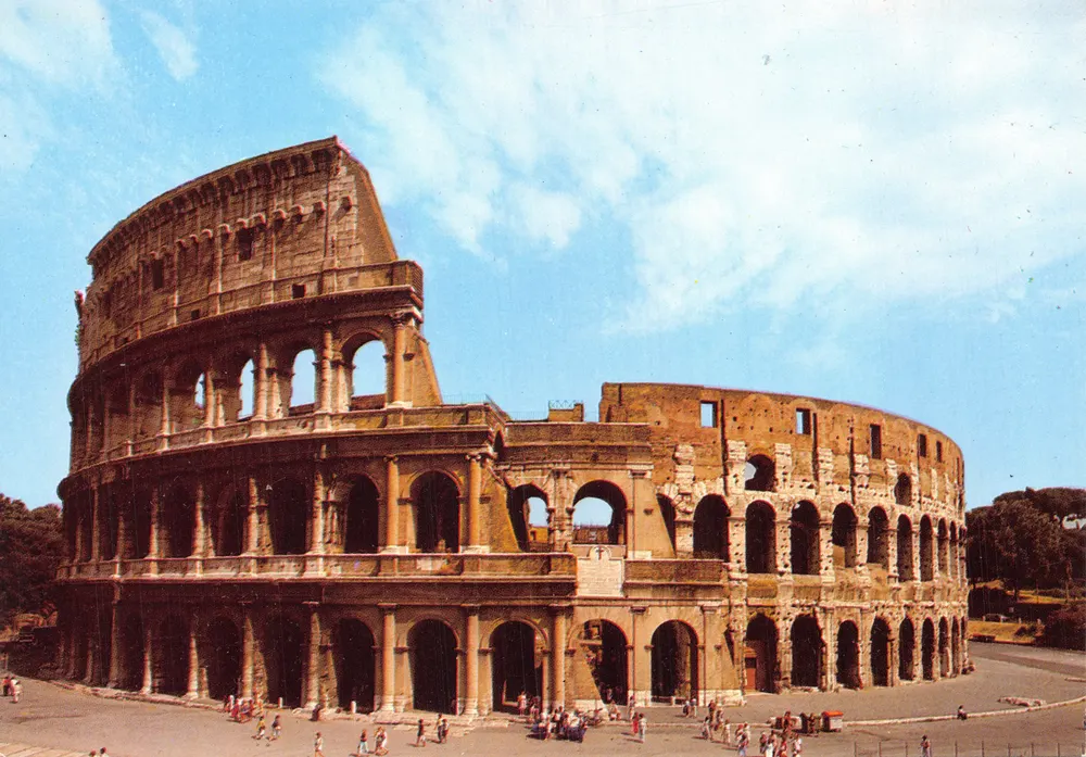 Colisée de Rome — vue extérieure — éditeur PLURIGRAF, n°9 - Recto