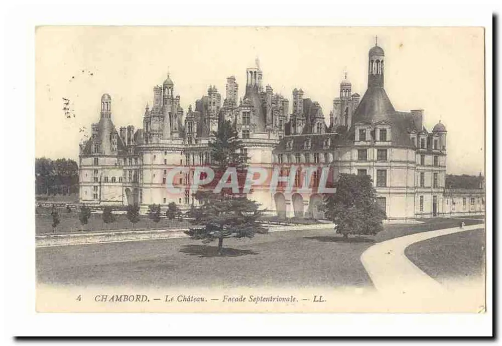 Chambord — Das Schloss — Nordfassade — LL. - Vorderseite
