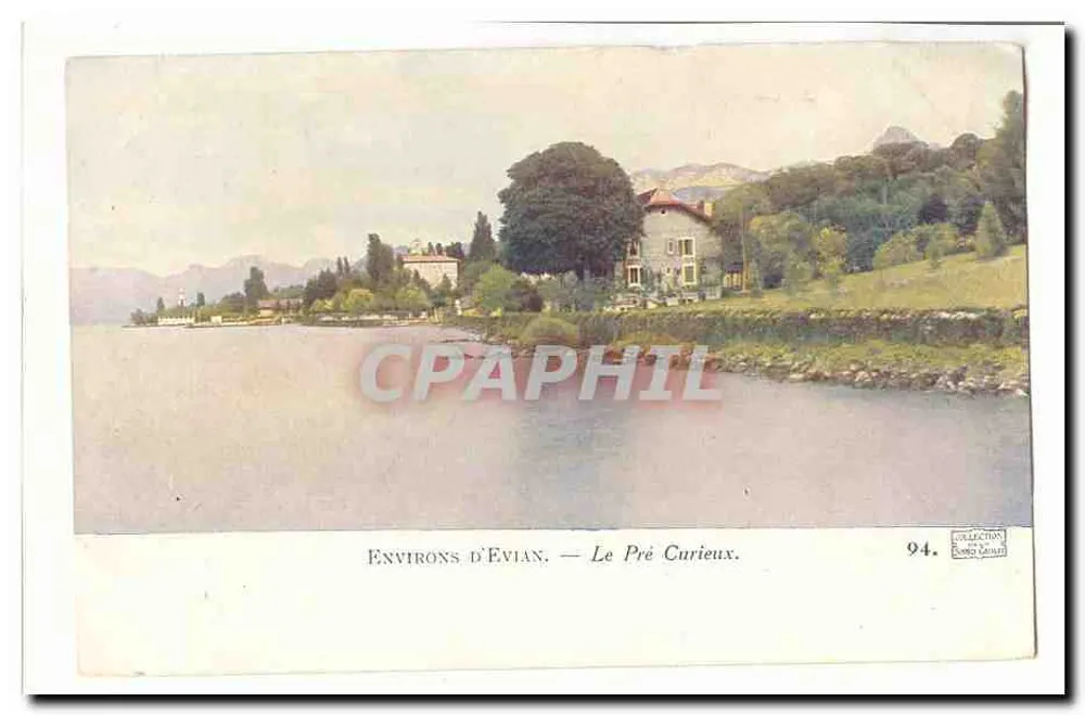 Arredores de Évian — O Pré Curieux — Coleção Borda Garnier n°94 - Frente