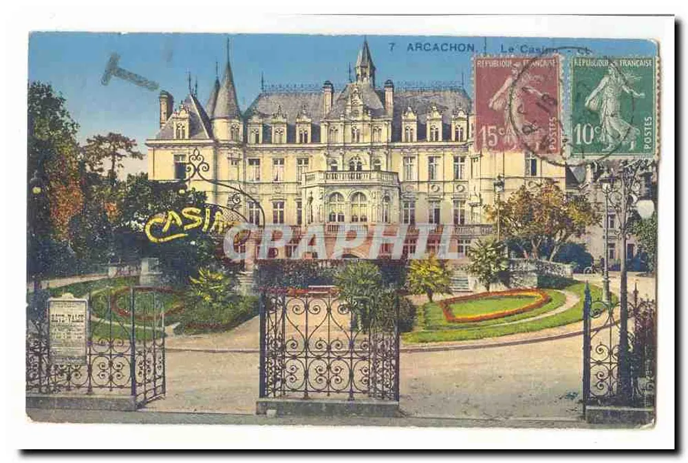 Arcachon — O Casino — Casia Graphiphil - Frente