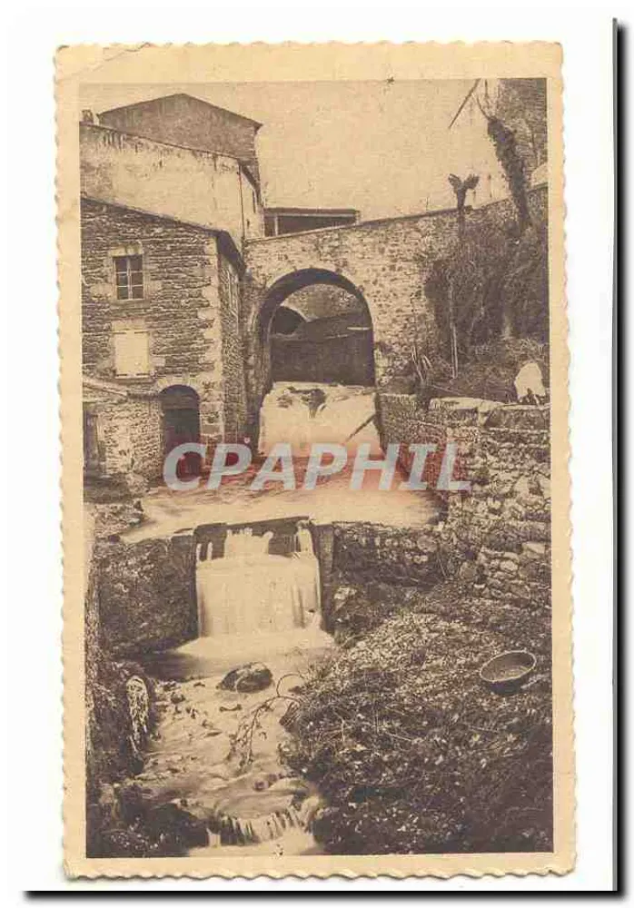 Landschaft mit Wasserfall und Arkade — Verlag unbekannt - Vorderseite