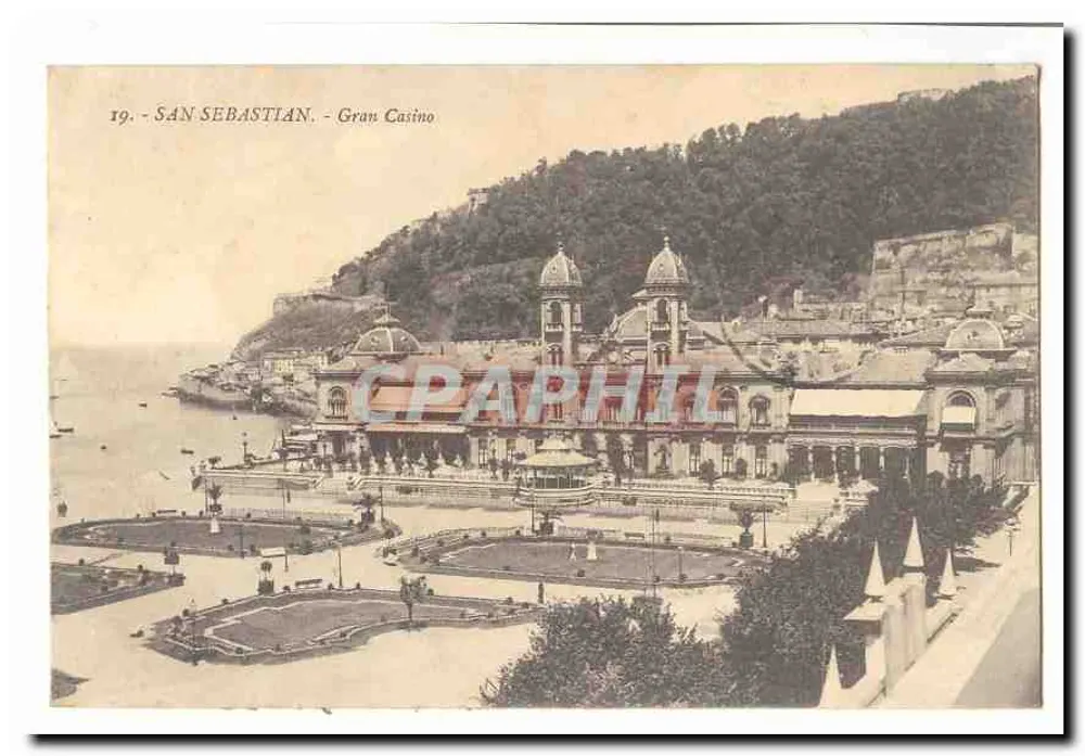 San Sebastián — Gran Casino — unbekannter Verlag, Seriennummer 19 - Vorderseite