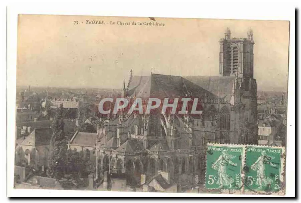 Troyes - O Chefe da Catedral - Frente