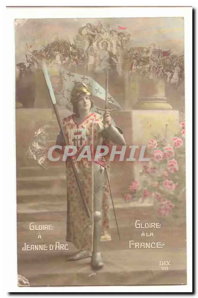 Jeanne d'Arc — Ehre für Jeanne d'Arc, Ehre für Frankreich — DIX 118 - Vorderseite