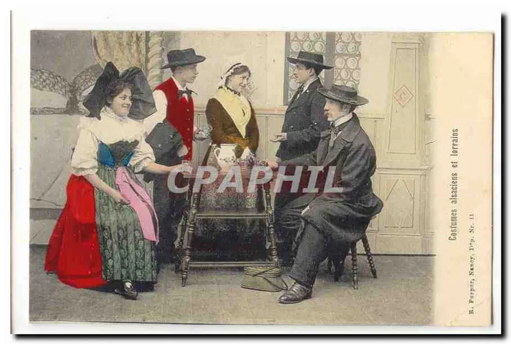 Kleding van Nancy en Lotharingen — B. Perpier, Nancy, Nr. 11 - Voorkant