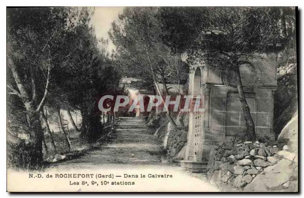 N.-D. de ROCHEFORT (Gard) — No Calvário — Estações 8a, 9a, 10a - Frente