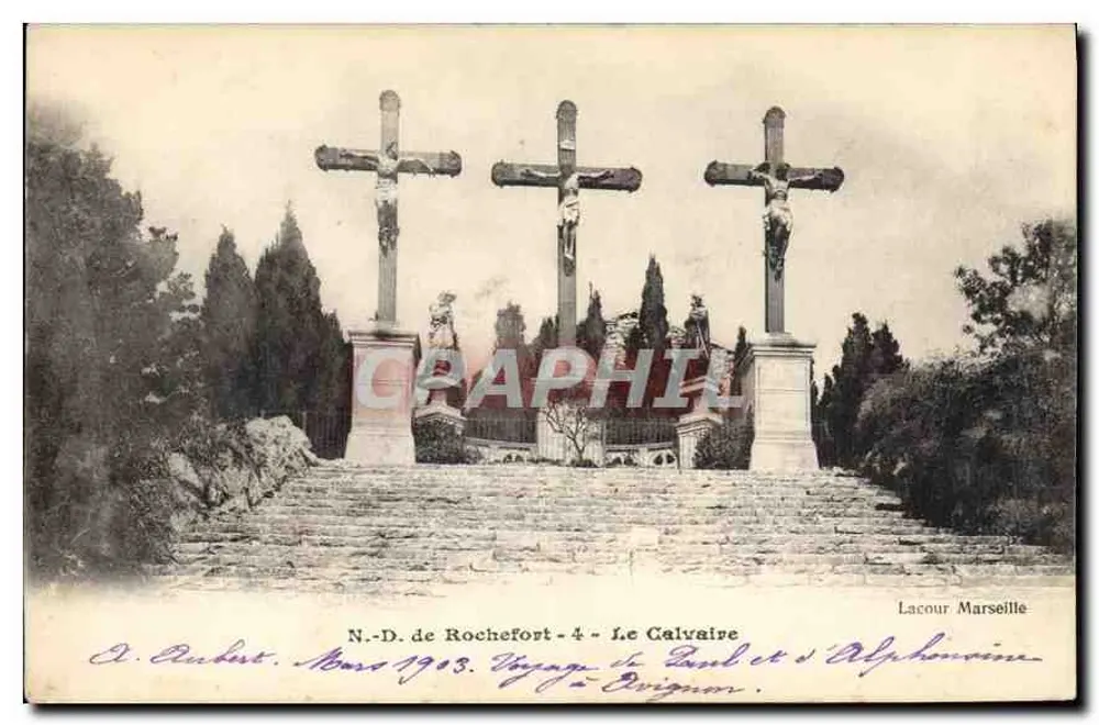 O Calvário - N.-S. de Rochefort - Lacour Marselha - Frente