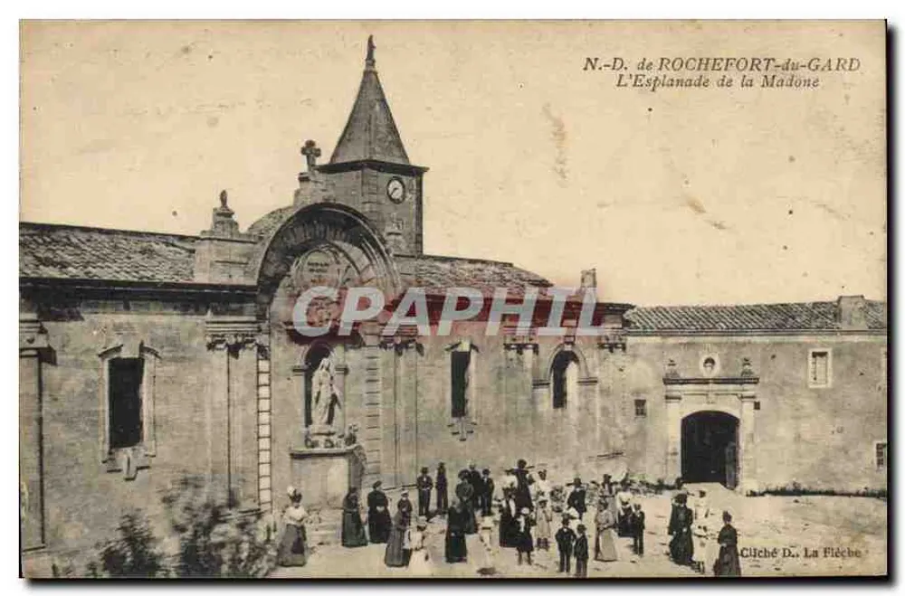 Notre-Dame von ROCHEFORT-du-GARD — L'Esplanade de la Madone — Cliché D. La Fieche - Vorderseite