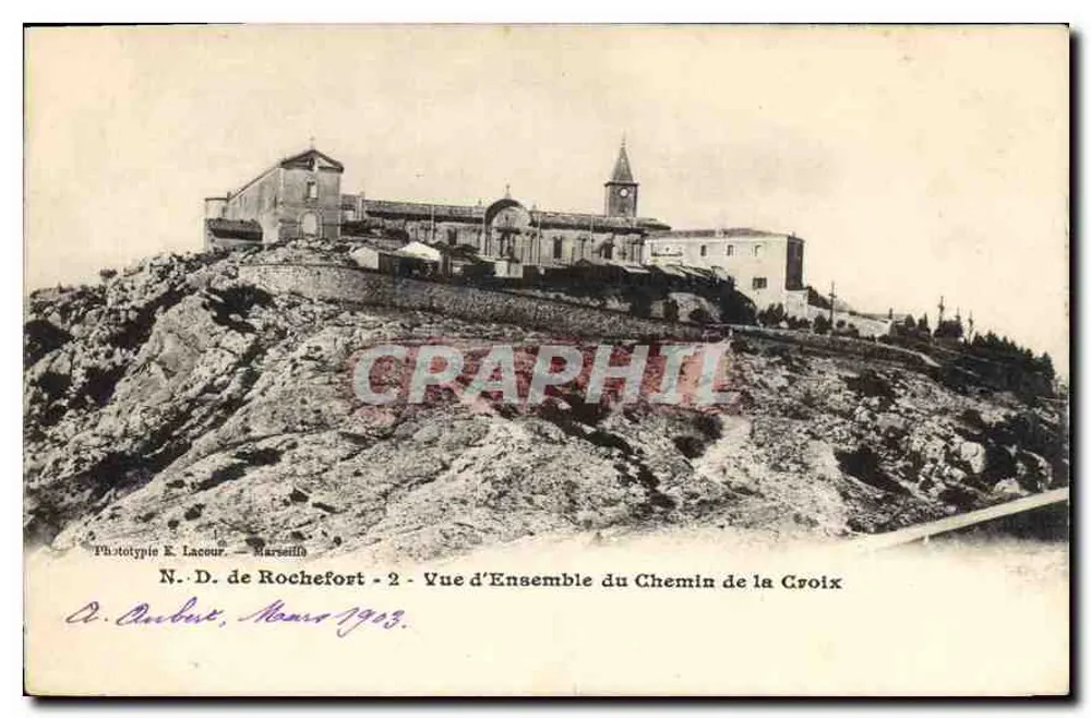 Notre-Dame de Rochefort — Ansicht des Weges des Kreuzes — Phototypie E. Laccour, Marseille - Vorderseite