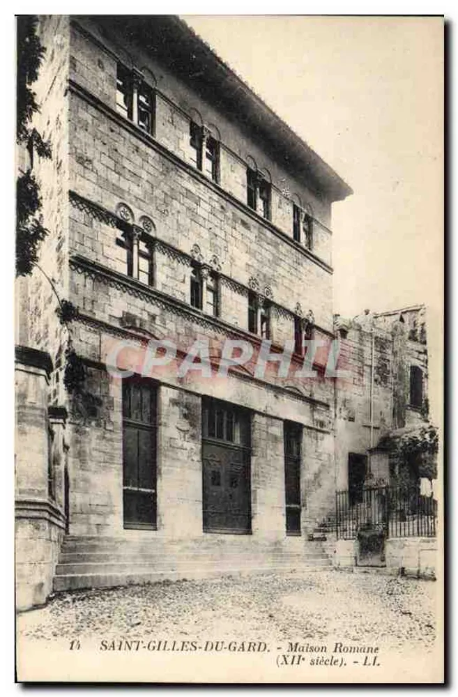 Saint-Gilles-du-Gard — Romeinse huis (12e eeuw) — LL. - Voorkant