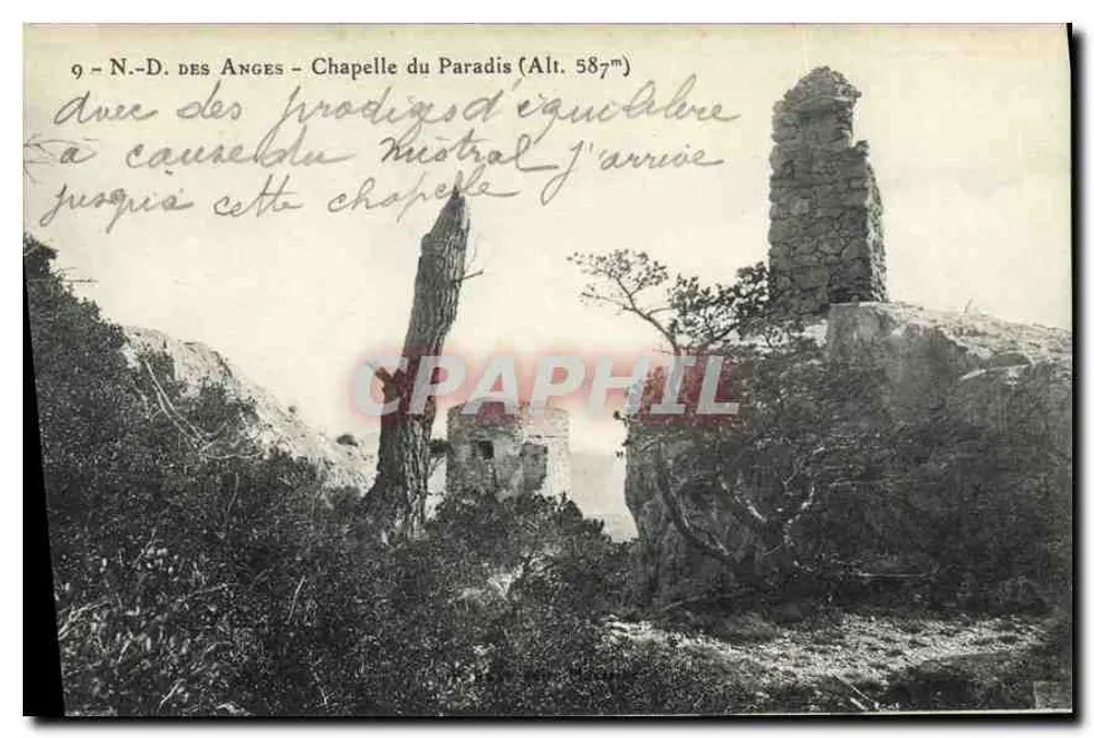 N.-D. dos Anjos - Capela do Paraíso (Alt. 587m) — editor não identificado, n° de série 9 - Frente