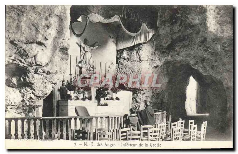 N.D. dos Anjos — Interior da Gruta — P. ANAT. & Cie, Marselha - Frente