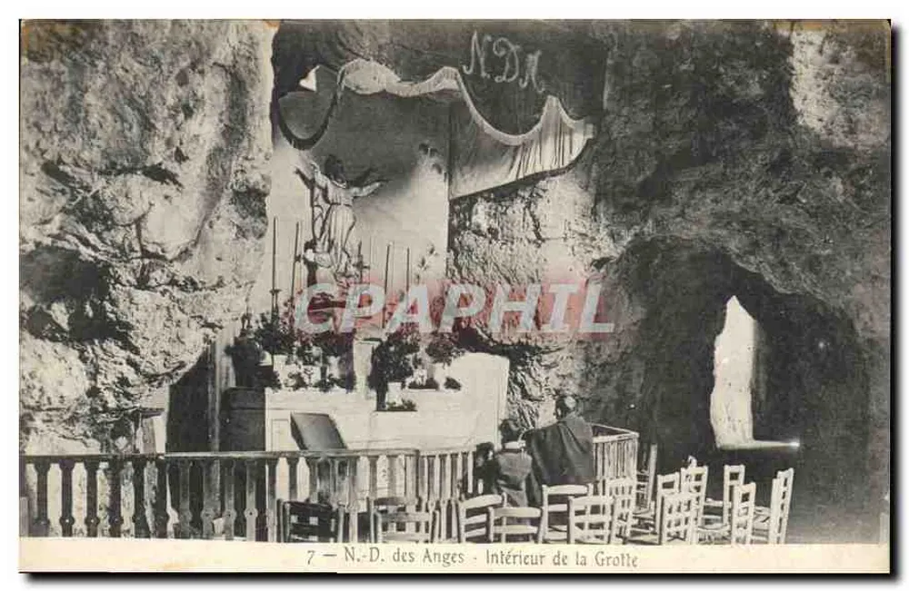 Nossa Senhora dos Anjos - Interior da Gruta - Frente