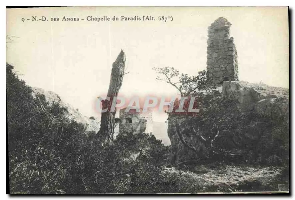 N.-D. dos Anjos - Capela do Paraíso (Alt. 587m) — editor não visível, n° de série 9 - Frente