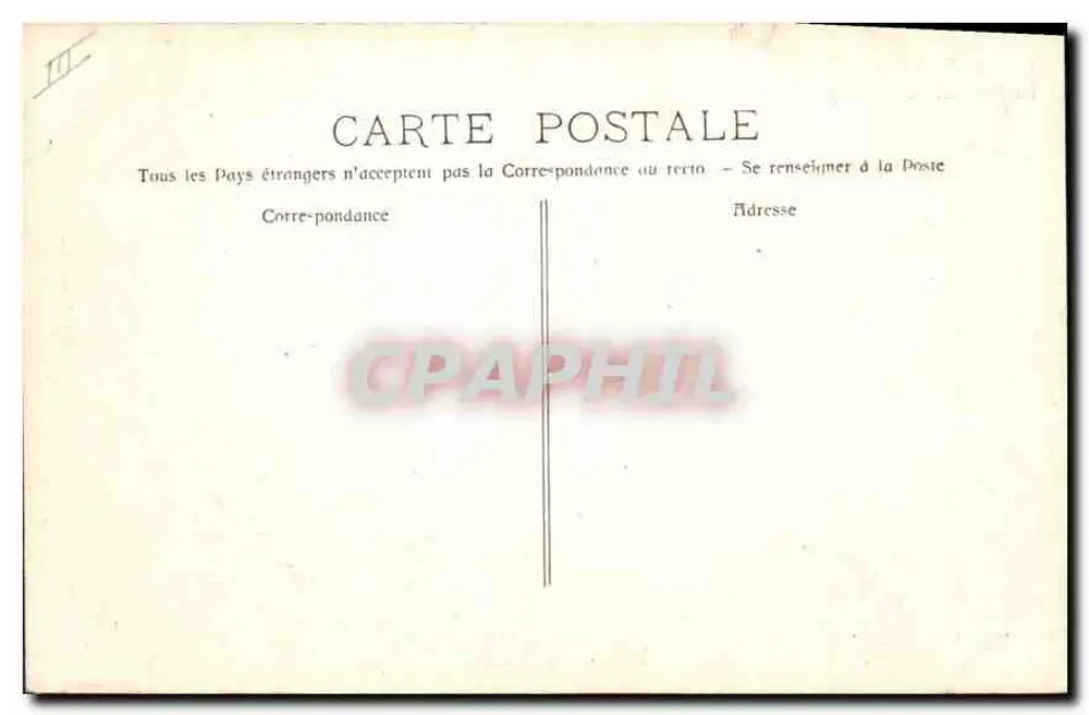 N.-D. des Anges — Fontaine du Père Tassý — Serie 11, unbekannter Verlag - Rückseite