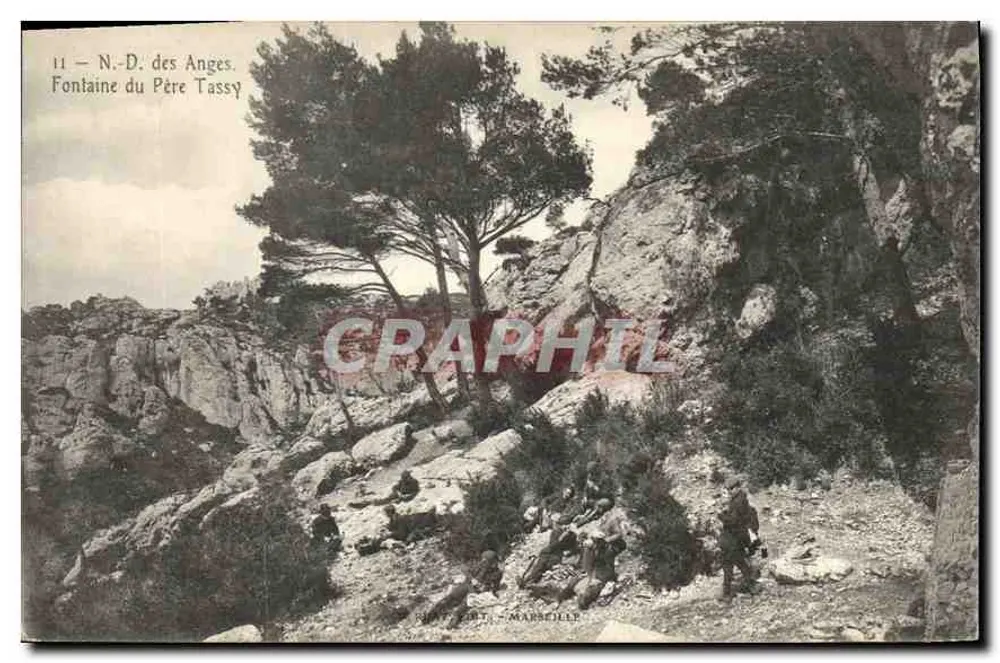 Fontaine du Père Tassy — Notre-Dame des Anges — Verlag: H. Fort, Marseille - Vorderseite