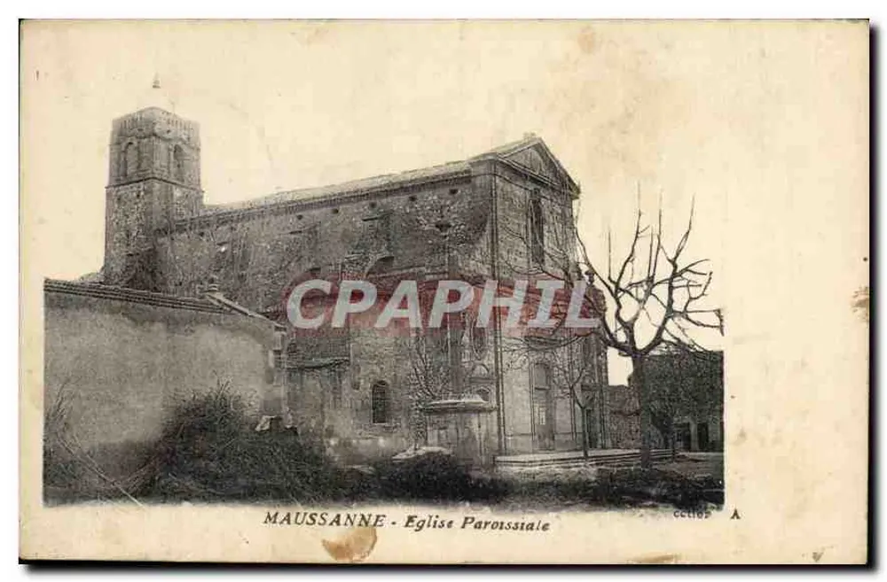 Maussanne - Chiesa parrocchiale — editore Cettios, n° A - Recto