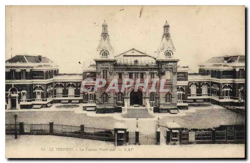 Le Tréport — Das Municipale Casino — CAP. - Vorderseite