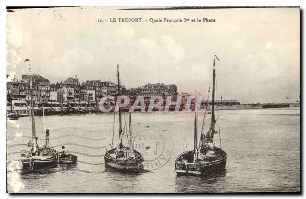 Le Tréport - Quais François Ier und der Leuchtturm - Vorderseite
