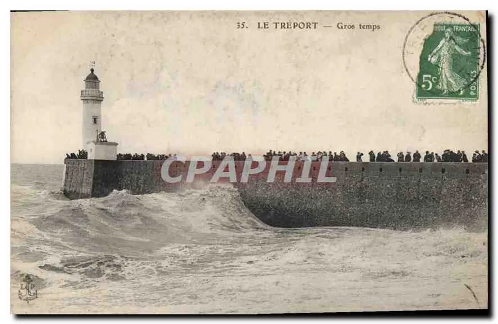 Le Tréport — Grandes tempestades — editor não identificado, n° 35 - Frente