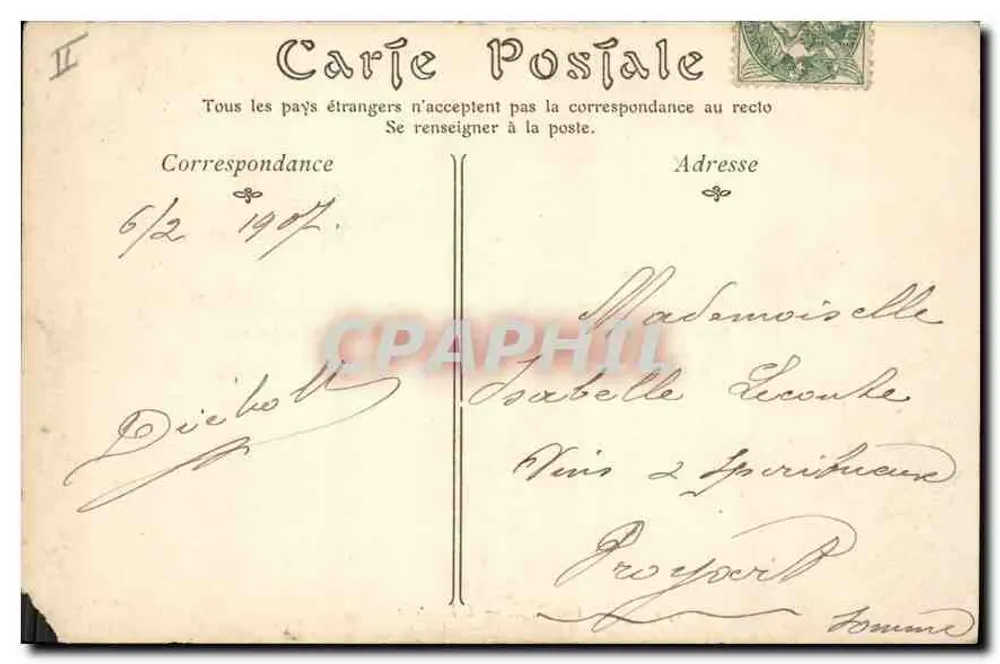 DIEPPE — A Estacada — ND Phot - Verso