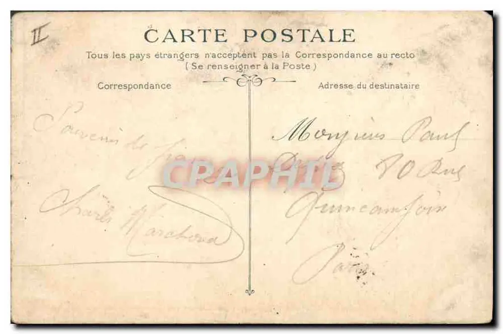 Dieppe — Os Banhos do Casino — G. M. 1357 - Verso