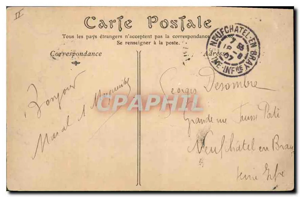 Dieppe — Os Banhos de Mar — Editor desconhecido, n° 86 - Verso