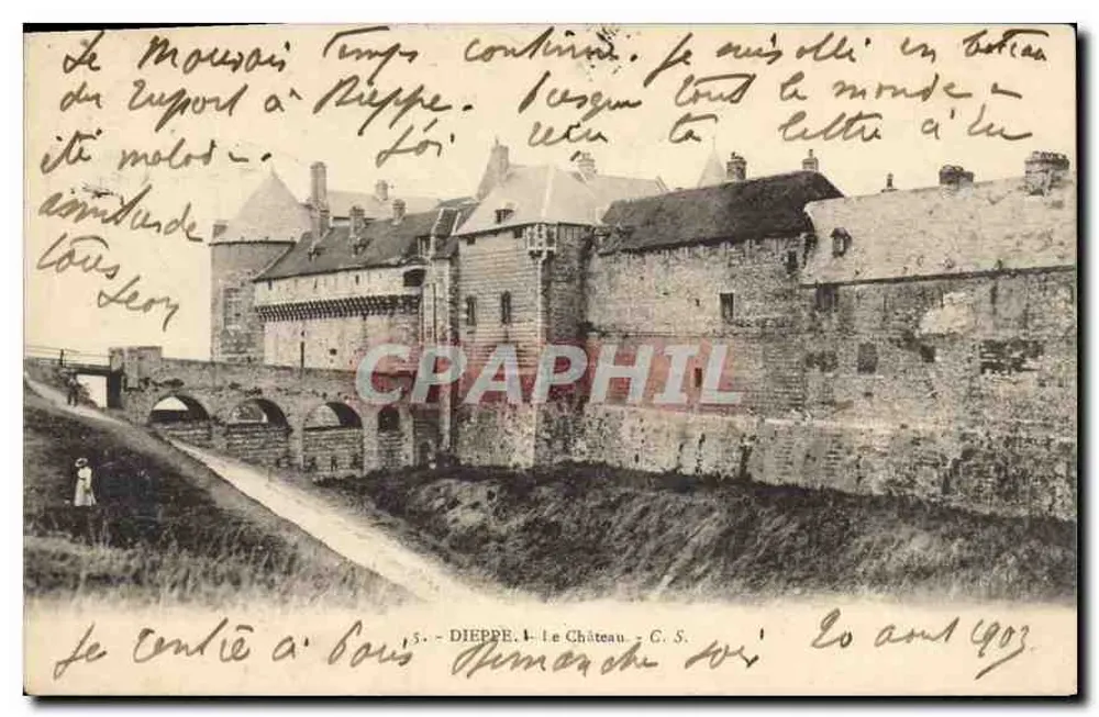 Dieppe — O Castelo — C.S. n°5 - Frente